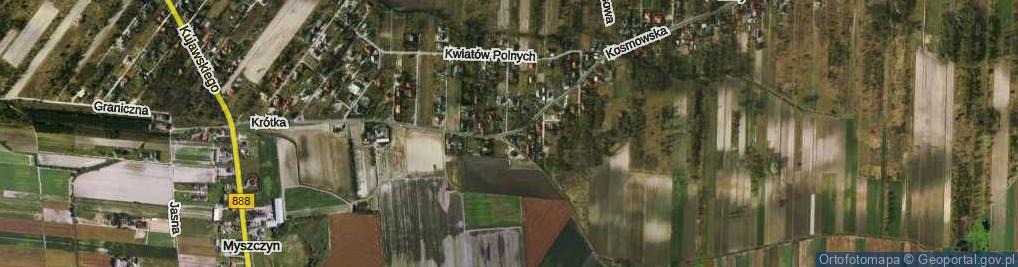 Zdjęcie satelitarne Kosmowska ul.
